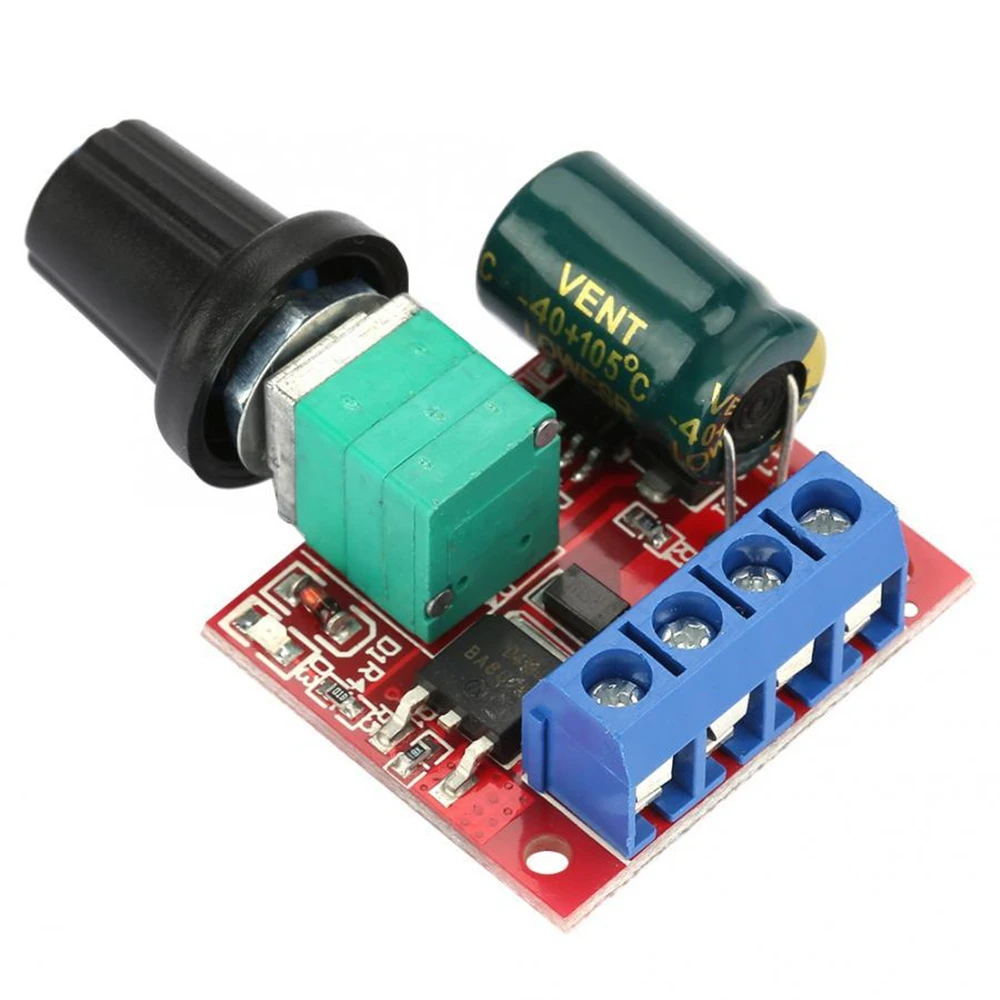 5A 90W PWM 12V DC Motor Speed Controller Module DC-DC 4.5V-35V Adjustable Speed Regulator Control Governor Switch12V 24V