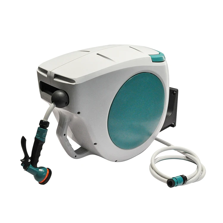 

GARTENKRAFT 130Ft Irrigation System Rain Sprinkler Extended Garden Water Hose Reel