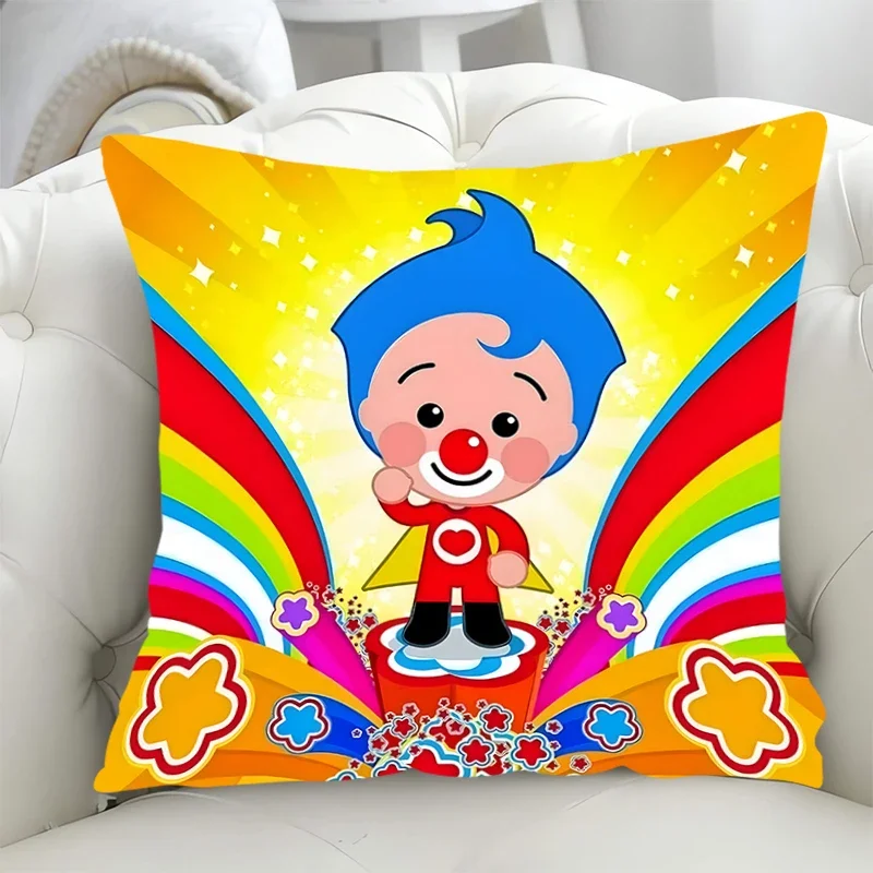 Cushion Covers 45x45 P-Plim Plim Decorative Pillowcases 40x40 Fall Decor Lounge Chairs Pillow Hugs Short Plush Duplex Printing