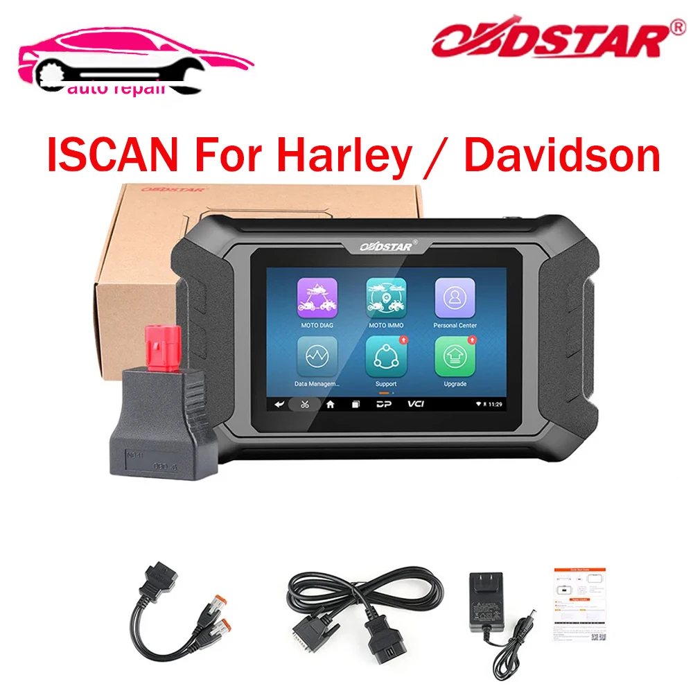 

OBDSTAR iScan for Harley for Davidson Motorcycle Diagnostic Scanner Support Sevice Light Reset Key Programmer IMMO Programming