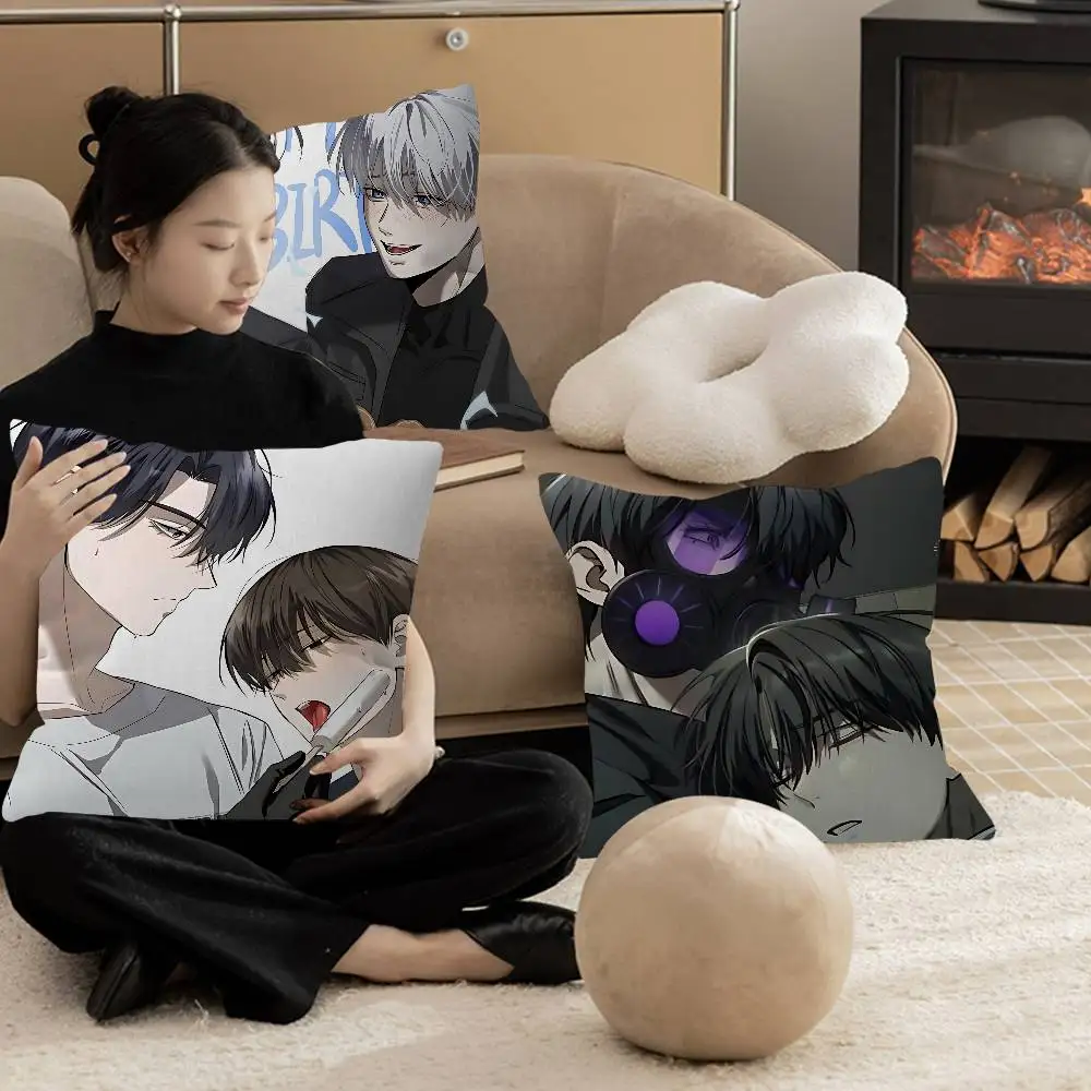 The Hunters Gonna Lay Low bl Pillowcase toon Gift Cushion Cover Bedroom Home Sofa Chair Seat Decor pillow case