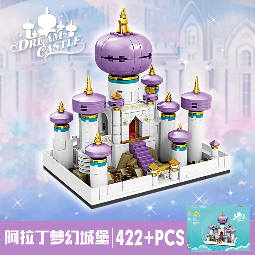 Creative Castle Design Building Block Exquisite Princess Castle Assembly Toys Children's Puzzle Games Popular Christmas Gifts