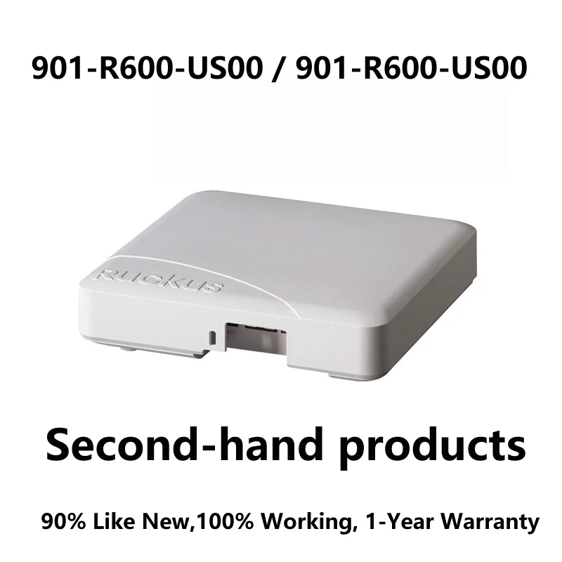 

0 Ruckus Wireless ZoneFlex R600 Used 901-R600-US00 (alike 901-R600-WW00) Access Point Dual-Band 802.11ac MIMO 3x3:3