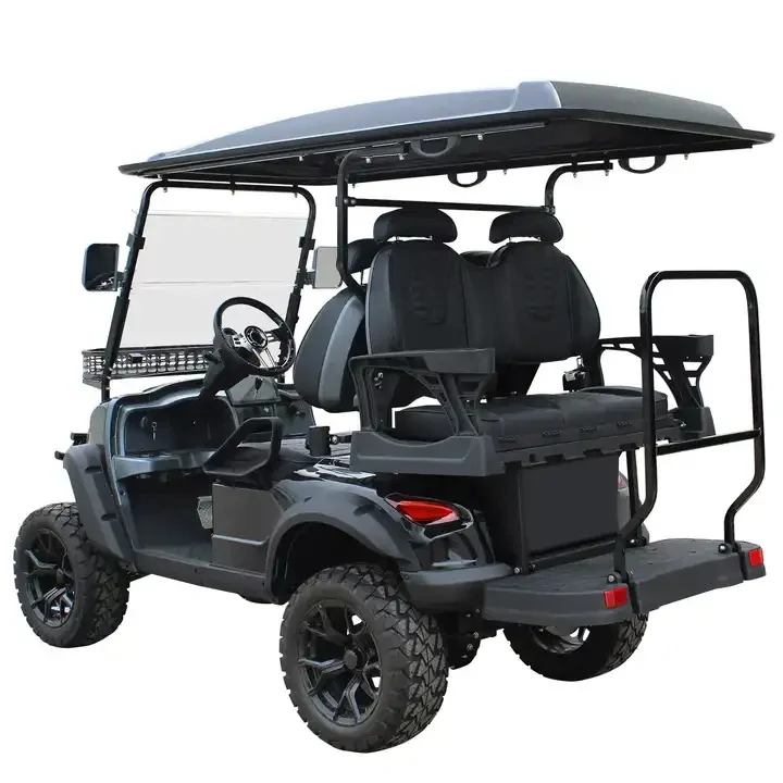 Stable and Comfortable 4 Seater Club Cart Lifted Off Road Electric Golf Buggy Hunting Cart