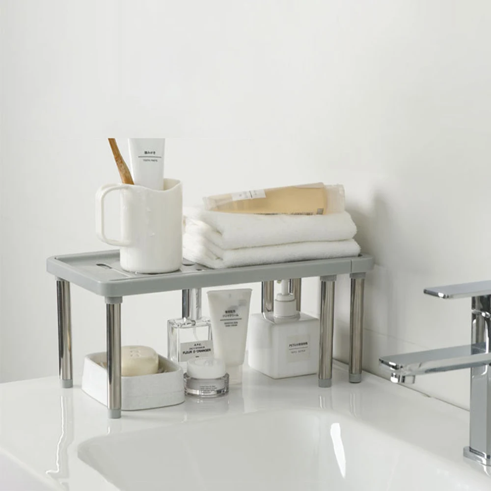 رف تخزين قابل للسحب للمطبخ، رف تخزين زجاجات التوابل، رف توابل، رف توابل مزدوج الطبقة على سطح الطاولة