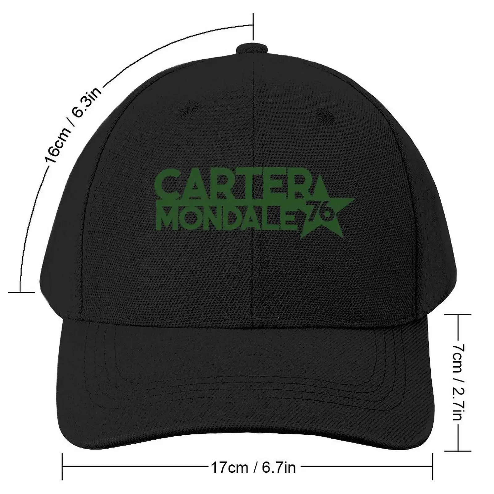 Carter Mondale 76 Baseball Cap Gentleman Hat summer hat Bobble Hat Visor For Girls Men's