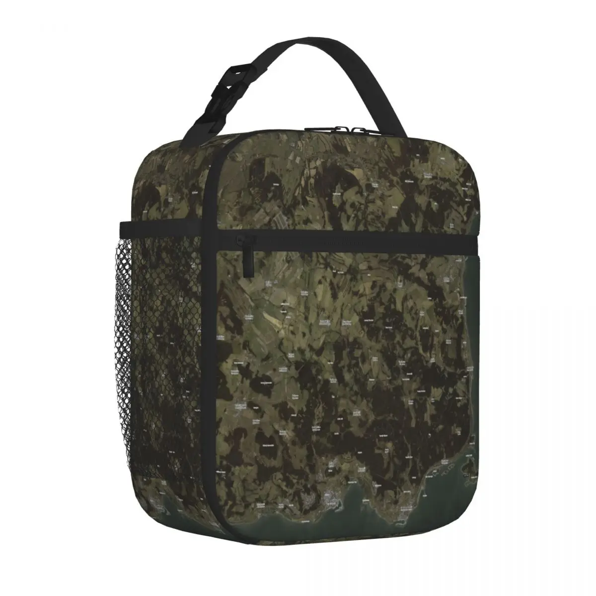 Bestselling Day Z Map Patchwork Snack Bag Elementary School Food Cooler Bag