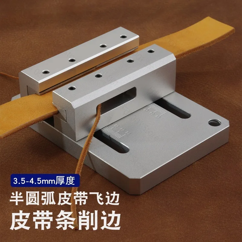Leather Edge Beveler Belt Strip Trimmer Semi Circular Leather Skiving Tool DIY Leather Craft Edge Tool