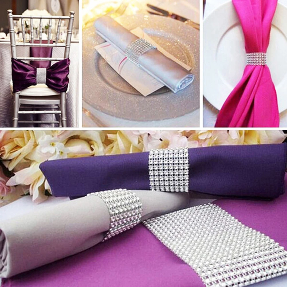 

30 PCS Napkin Buckle Ring Decorative Party European and American Wedding Fashion Bride