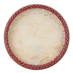 Chinese Xinjiang Uighur Tradition Cowhide Tambourine Hand drum 30cm Dance 40cm Dap Men Dance
