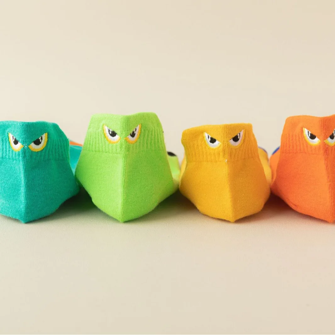 5 Pairs Thin Men Sports Breathable and Comfortable Letter Boat Socks Ins Fashion Sweat-absorbing Short Socks