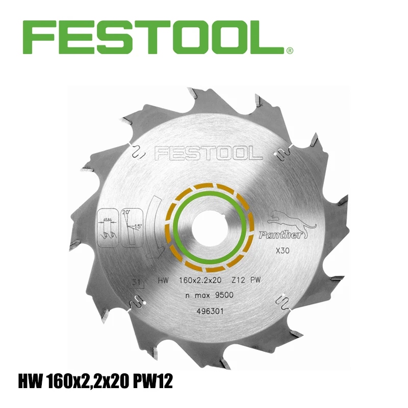 FESTOOL Saw Blade Authentic Original  High lifespan  Collection（Solid Wood  Longitudinal Cutting）