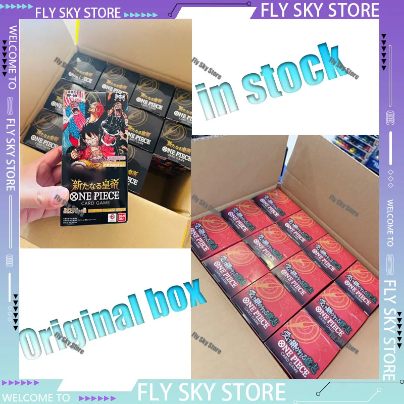 

В наличии Оригинальная игровая карта BANDAI One Piece TCG PRB02 Лучшая коробка-бустер Японский герметичный OP13 Переноска по своему желанию игрушки Подарки