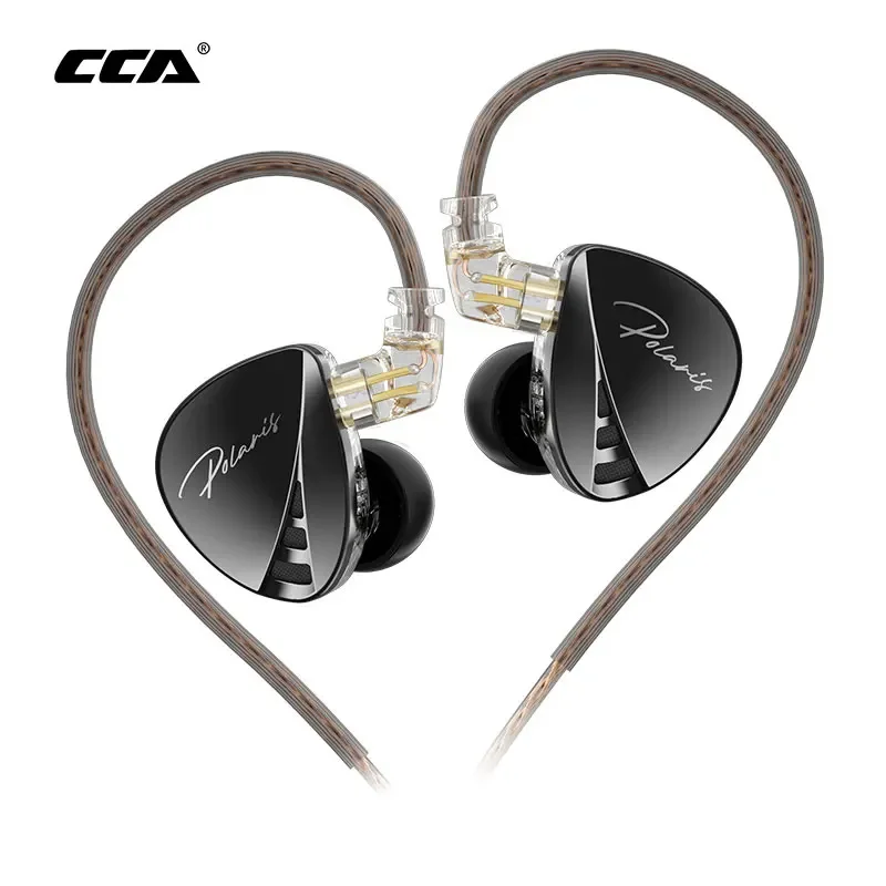 CCA Polaris Earphones HIFI Bass Earbuds Monitor 4-Level Tuning Switch Headphone Sport Stereo Sound Noise Reduction Headset