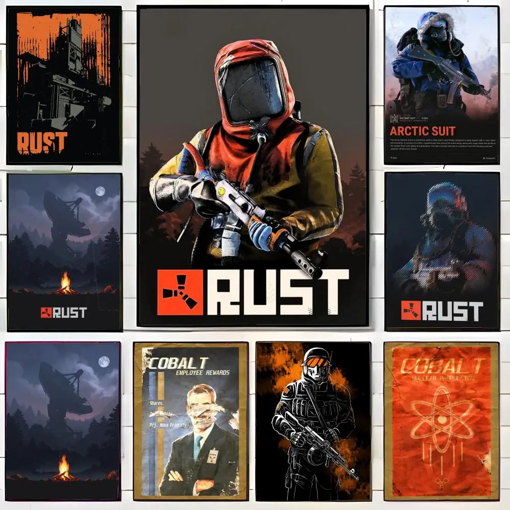 Rust Game Poster Wall Art Print Decorative Mural Home Decor Gift Unframed