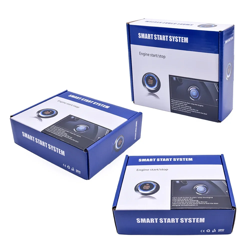 Car Accessories 2022 Auto Electronics DLS-9008 Remote Start PKE Keyless Entry Start Stop Car Alarms With Smart LCD Key