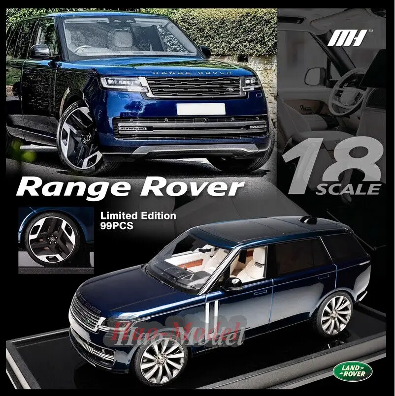 Motorhelix 1/18 For Range Rover Extended version Resin Diecast Model Car Simulation Toys Birthday Gifts Hobby Display Collection