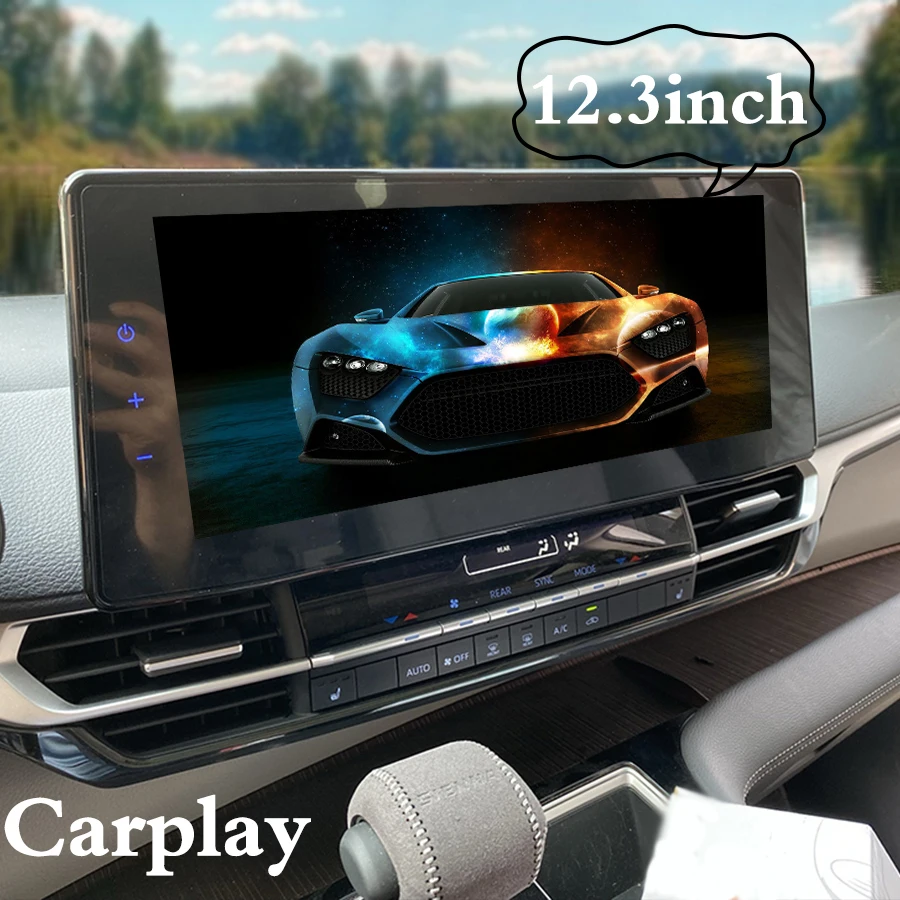 For Toyota SIENNA 2021 2022 Car Multimedia Video Player 12.3inch Screen GPS Navigation Radio Android 14 8+256G Carplay DSP Sound