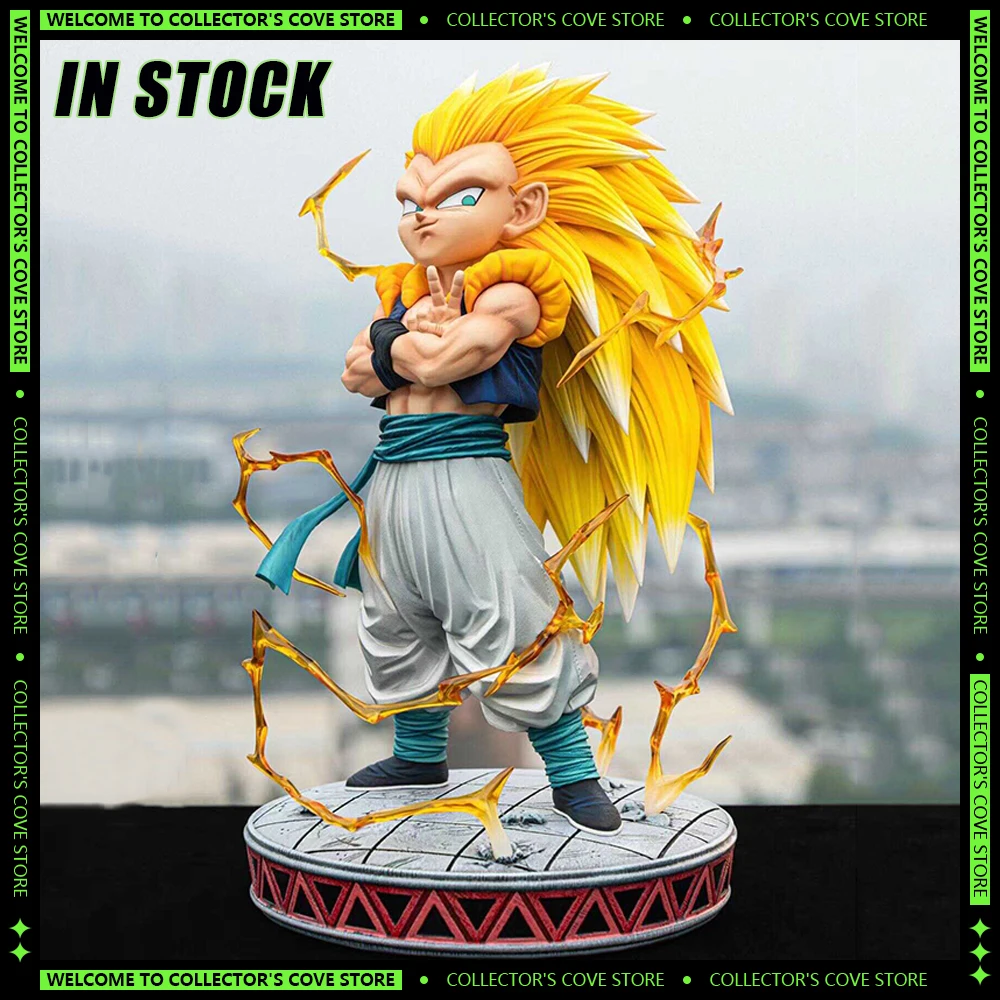 Anime Dragon Ball Figures GK SJJ3 Gotenks Action Figures Super 3 PVC Collection Model Periphery Toys Desktop Decoration Toy Gift