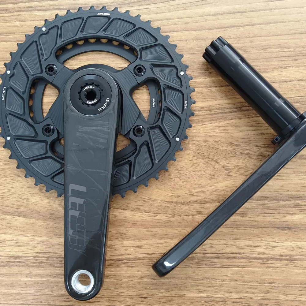 超軽量カーボンロードバイククランク 170mm 54-40T