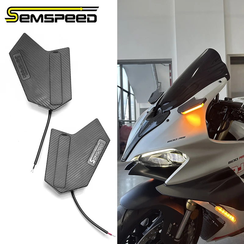 

Motorcycle Fairing Winglets Side Fairing Wings For QJmoto SRK 800RR/800RC/600RS/600RC/550/450/400/350/250 921 Racing Motorcycle