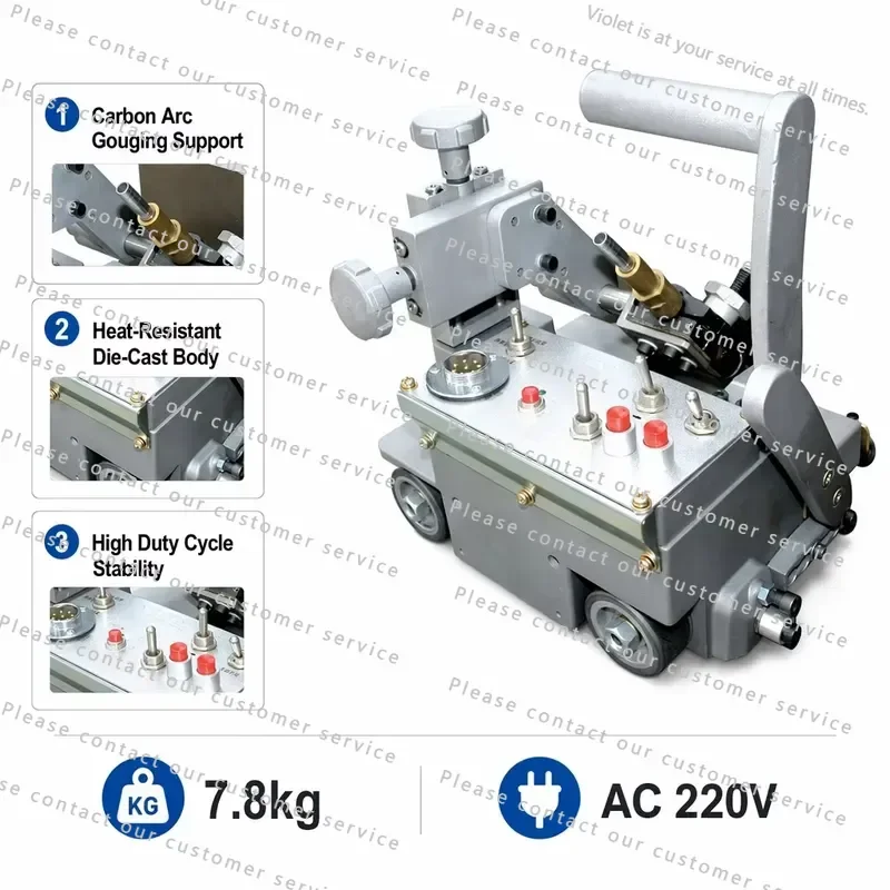 Welding Carriage Dual Continuous & Interval Welding Function Industrial Automatic Welding Tractor