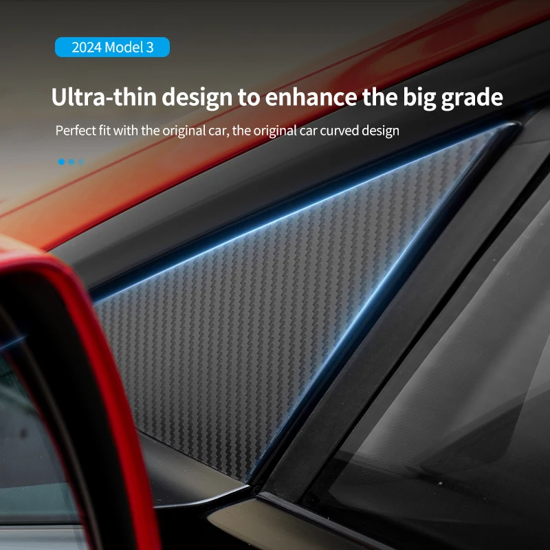For Tesla Model Y 2024 Automobile Protective Film Protective Film B-pillar Scratch Proof TPU Film Retrofitting Accessories