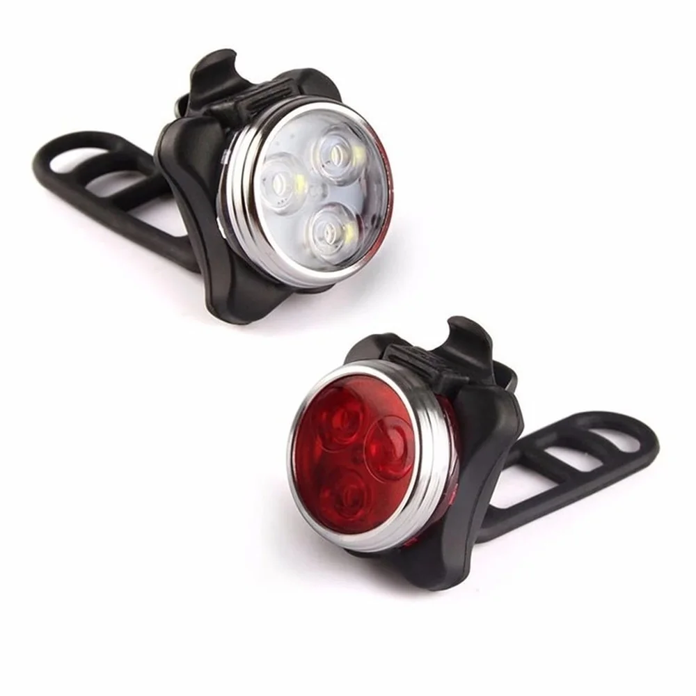 

Bicycle Rear Back Lamp USB Light Rechargeable LED Fog Light Seat Bike Tail Light