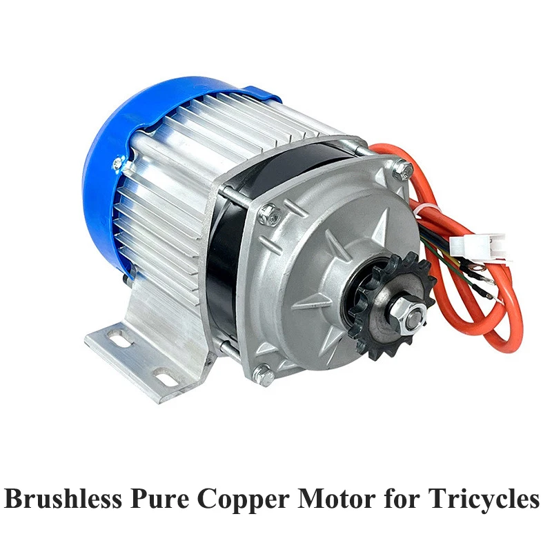

48V/60V 700W 450RPM DC Brushless Mid-Drive Motor, Chain Type Conversion Motor for Electric Tricycle & Rickshaw