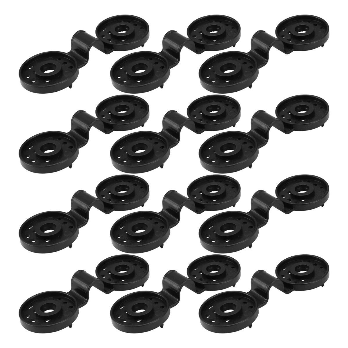 40 Pcs Clip Garden Tools Greenhouse Shade Cloth Fix Clamp Plastic Grommet Fence Netting Installation Hook