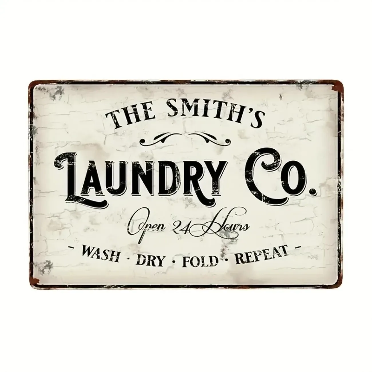 Customizable Vintage Quilting Room Metal Sign, Personalized Sewing Laundry Room Wall Plaque, Home Studio Decor (Decor Only)