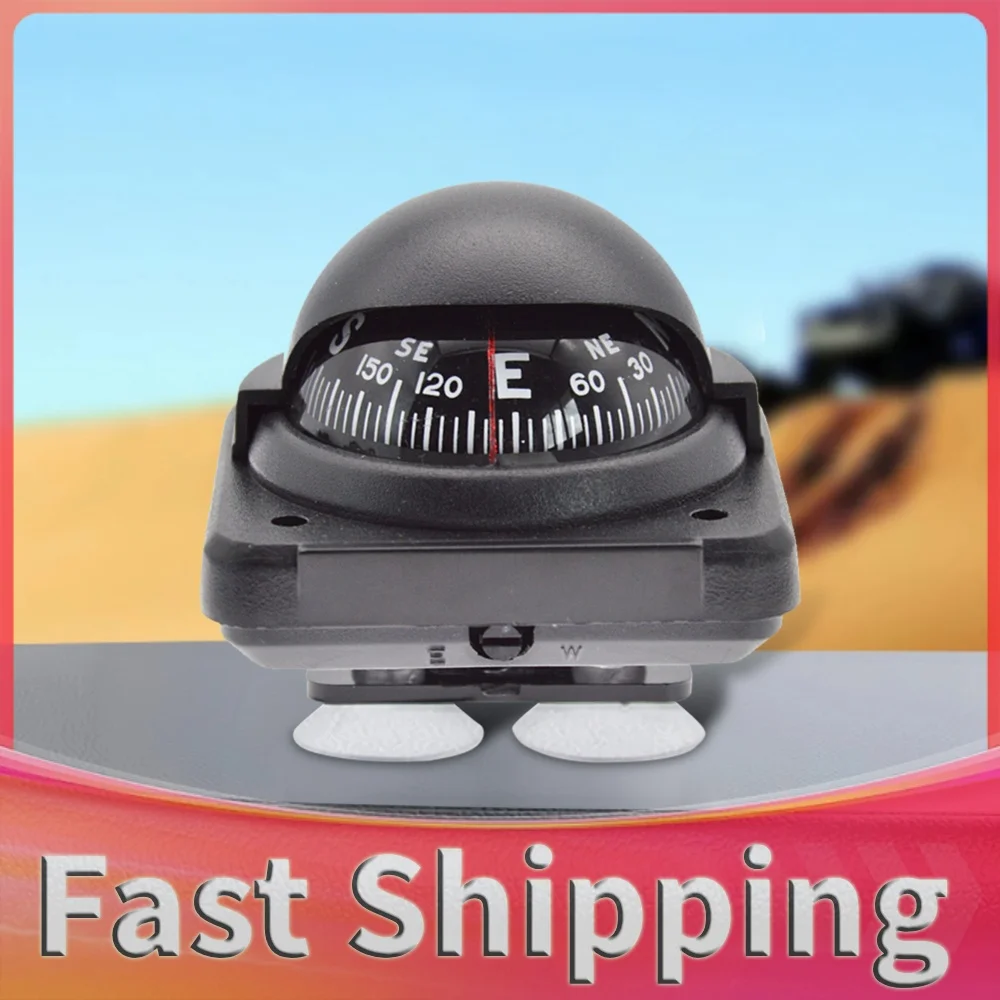 Navigation Magnetic Compass Multi-function Digital Marine Voyager Small Compass Guide Ball for Car Watercraft Boat Caravan Truck
