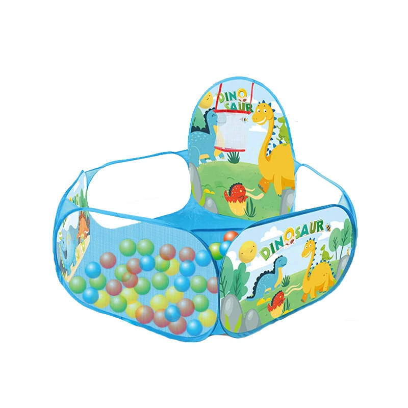 Tenda da piscina pieghevole per bambini da 120 cm Tenda da gioco con palline shootabile Facile da pulire Durevole Interazione genitore-figlio per regali per bambini