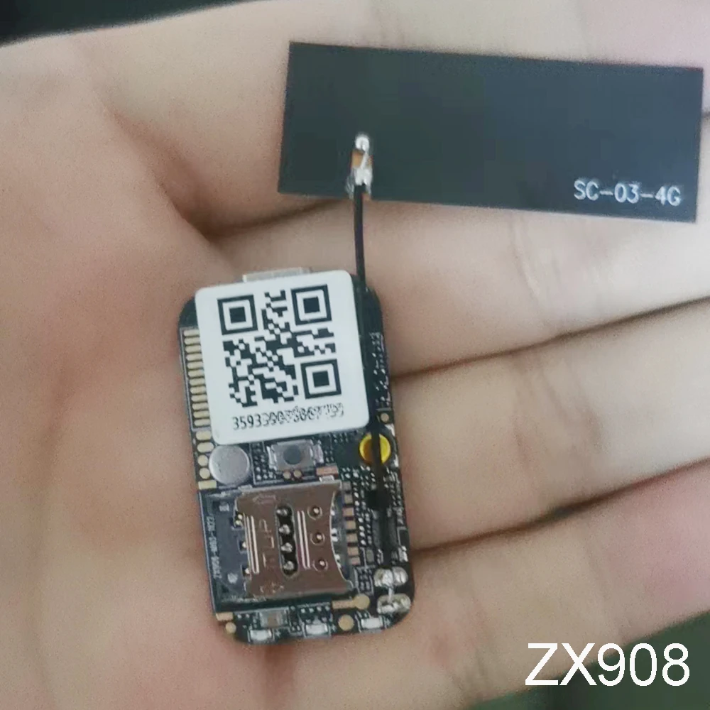 Mini GPS Tracker ZX908 4G Chip Module LTE CAT-1 Tracking PCBA GPS Module Board Anti-Lost GPS Track Monitor ZX905 2G+4G