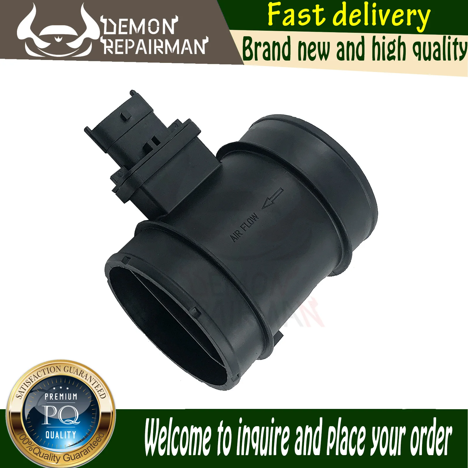 

0281006054 51782035 71795057 New Mass Air Flow MAF Sensor Compatible with Fiat Bravo 2.0 Doblo Idea 1.6L Panda Punto Strada 1.3L