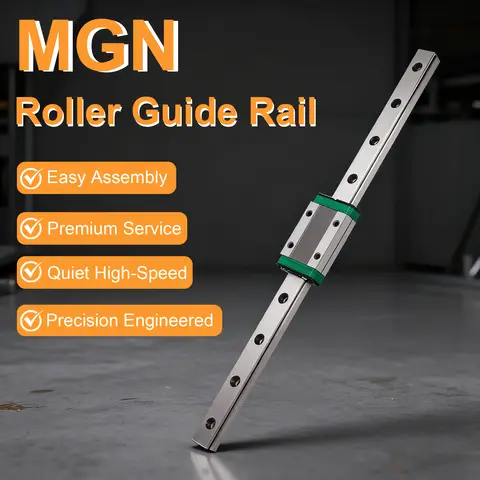 Veekaft MGN9H Miniature Linear Rail Slide 1pc MGN Linear Guide 1PC MGN Block for CNC FA 3D Printer.