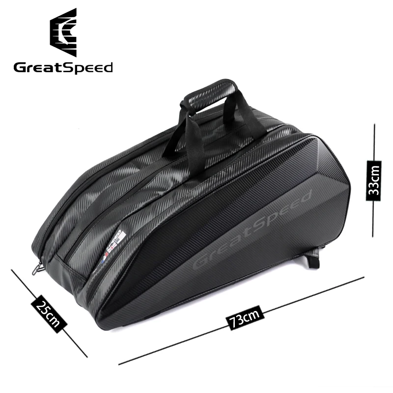 Professional RH6 Tennis Racquet Backpack Men Women Large Capacity Squash Badminton Tennis Racket Bag Shoes Compartment Handbag