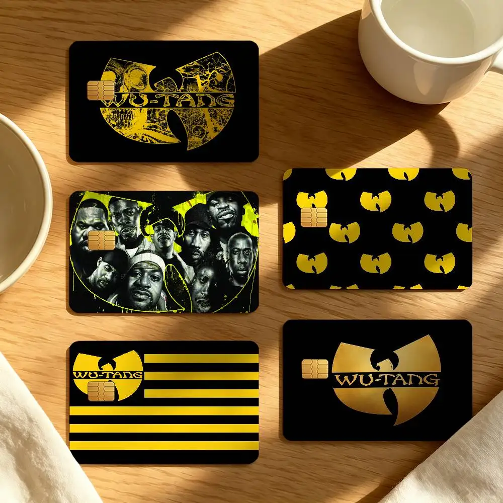 Rapper Hip Hop W-WU-TANG-ES Decorative protective stickers for bank debit cards bus and metro credit cards stickers