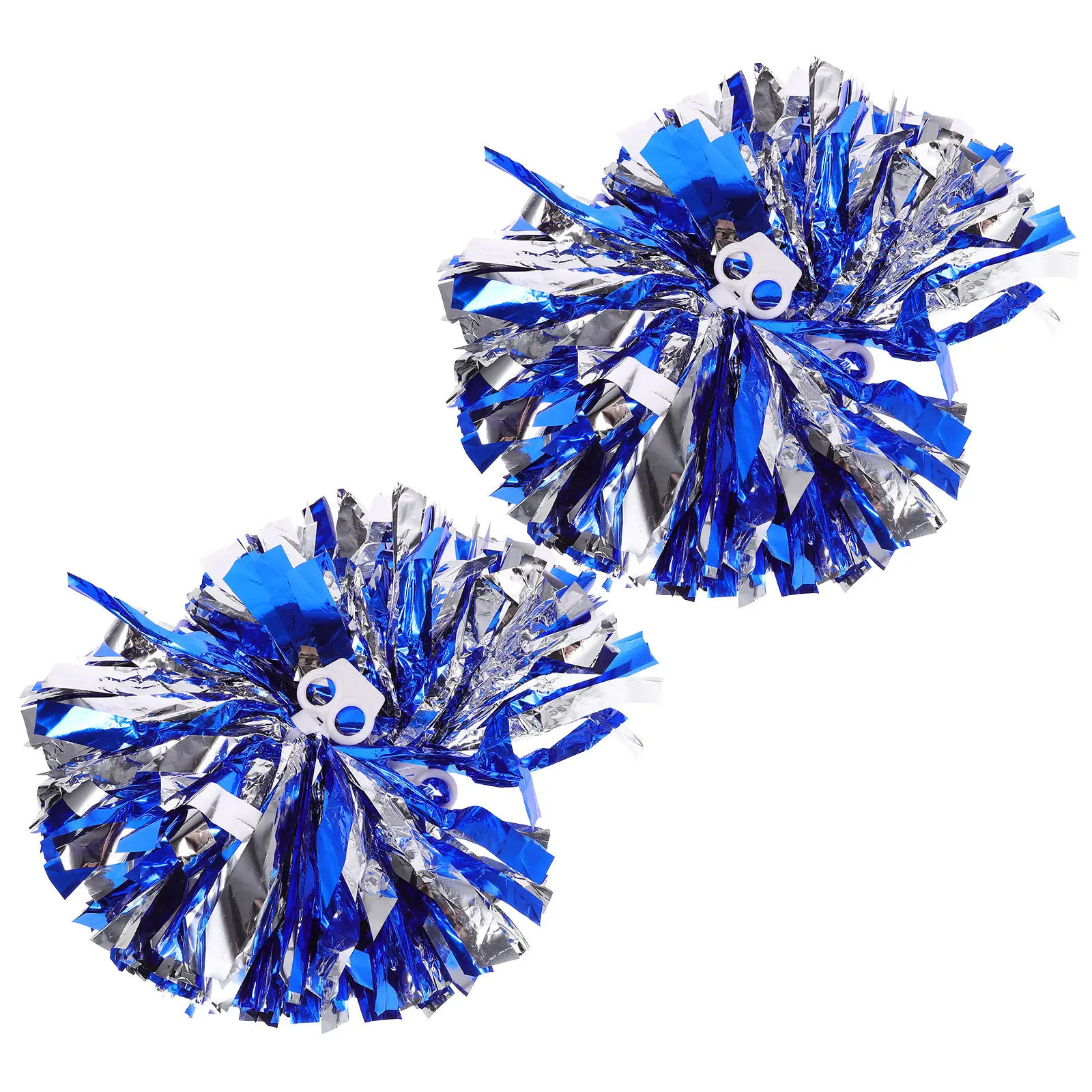 

4Pcs Cheer Pom Poms Cheerleading Prop Finger Ring Grip Comfortable Vibrant Colors Visual Tactile Stimulation Performance