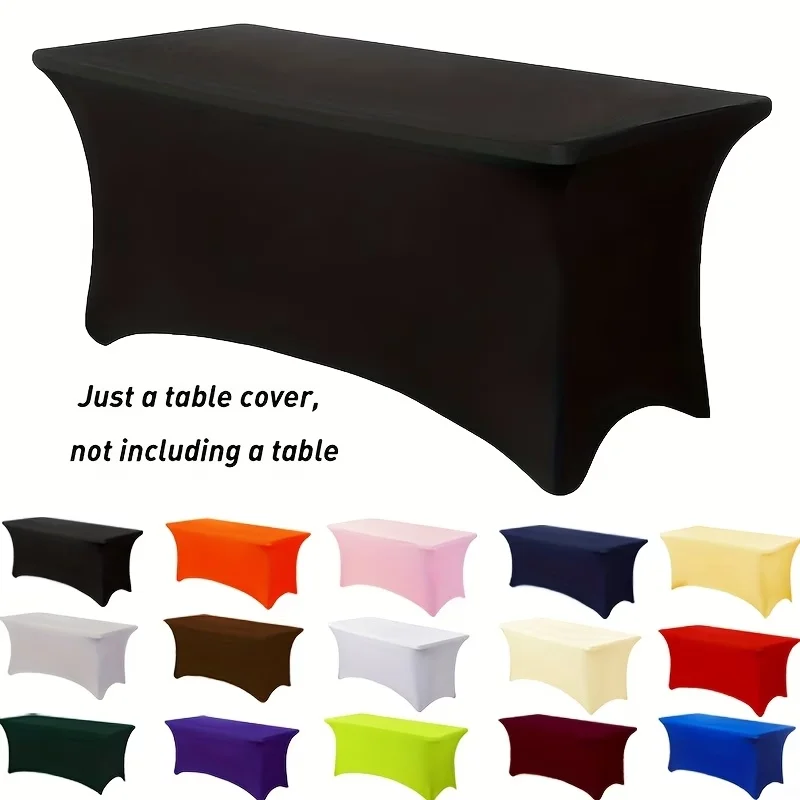 1PC Retractable Tablecloth, Washable Elastic Polyester Tablecloth Protector, Suitable for Indoor/Outdoor Dining Parties