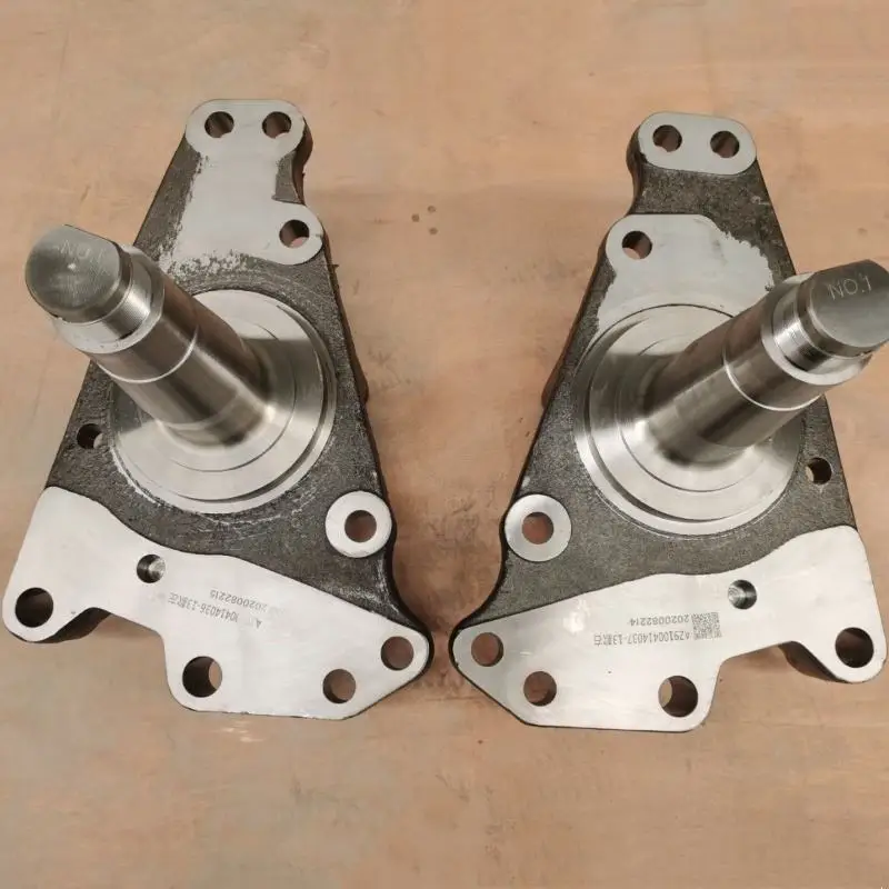New Durable HR9 Front Axle Left Steering Knuckle AZ9100414014 for Truck Parts Made of Durable Metal