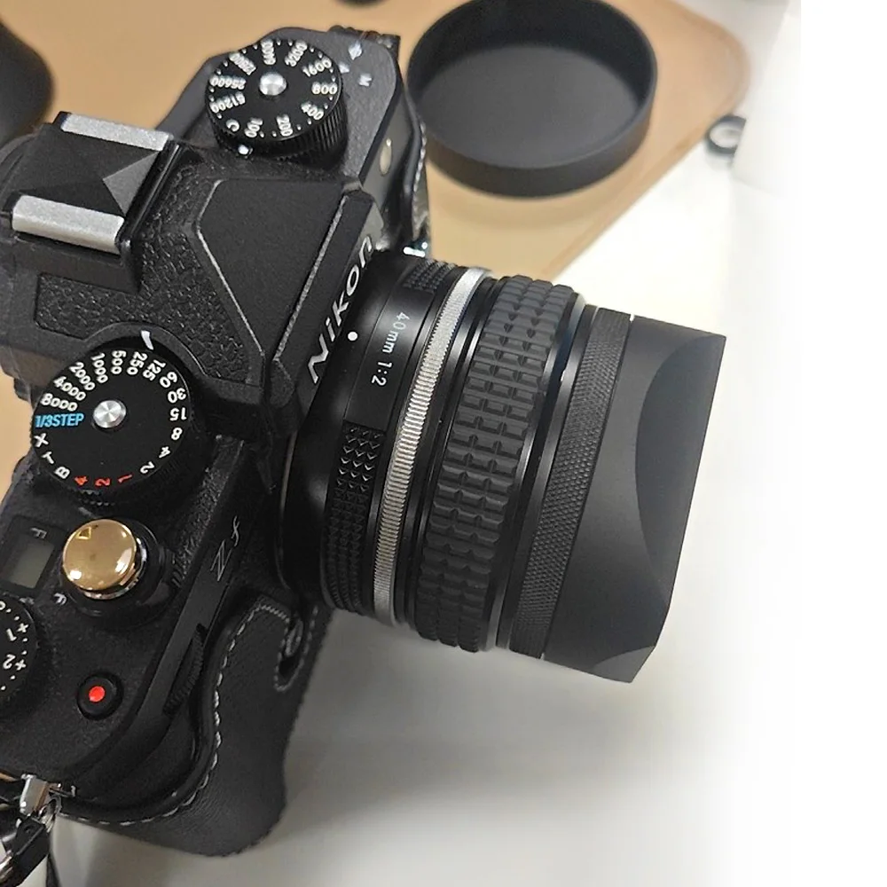 อลูมิเนียม Bayonet Square เลนส์สําหรับ Nikon NIKKOR Z40mm F2.0 เลนส์อะแดปเตอร์แหวนและฝาครอบเลนส์