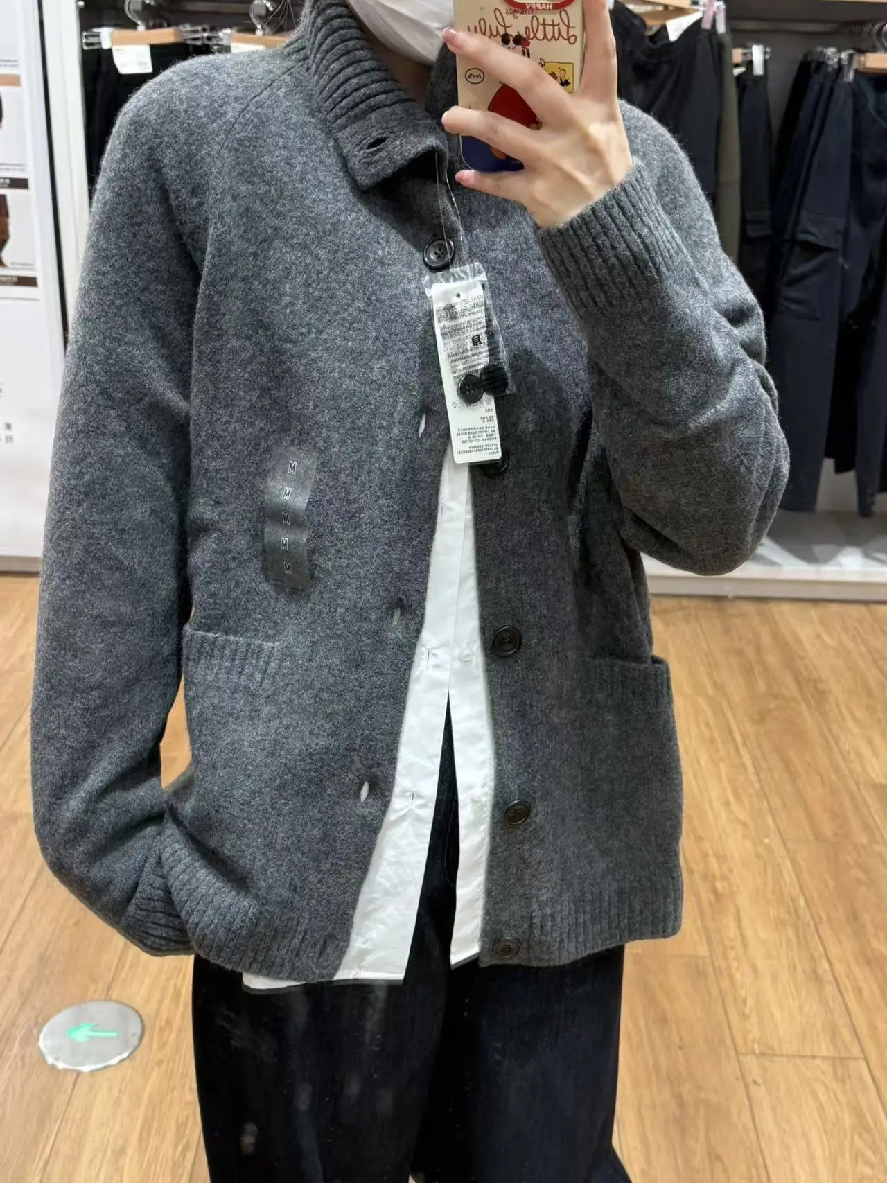 

Свободный вязаный кардиган, свитер, мужской и женский повседневный длинный свек, воротник-стойка на пуговицах, осенне-зимняя верхняя одежда