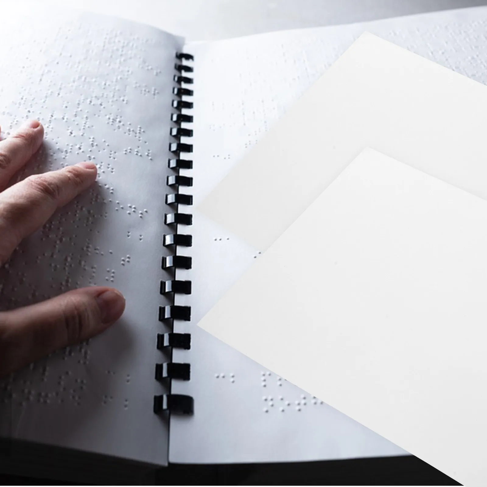 

20 шт. пустых листов для письма по Брайлю для незрячих, инструменты и принадлежности для обучения и практики в школе