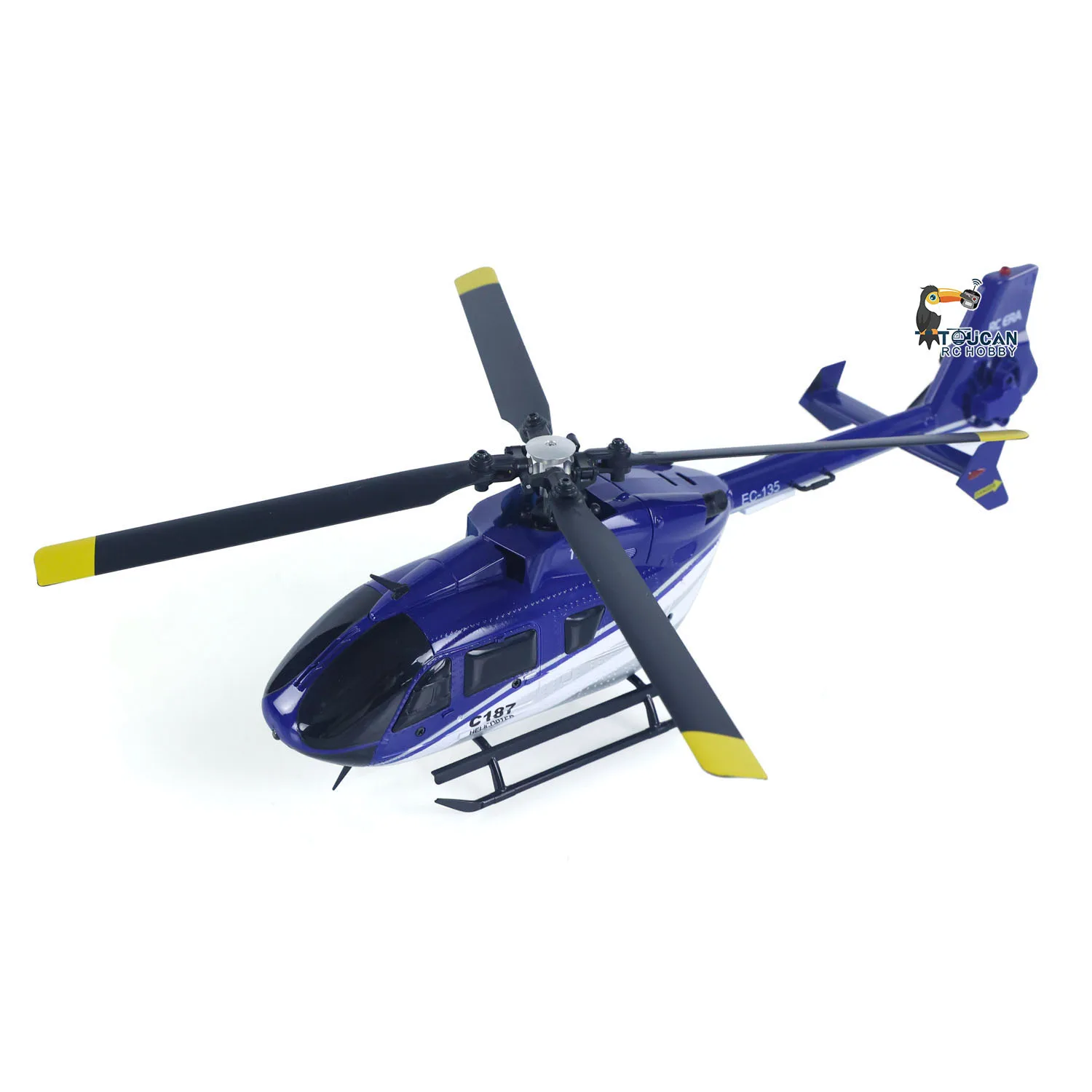 RC ERA C187 원격 제어 헬리콥터 자이로 스코프 안정화 고도 홀드 충전기 EC135 모델 항공기 초보자 친화적 인 장난감