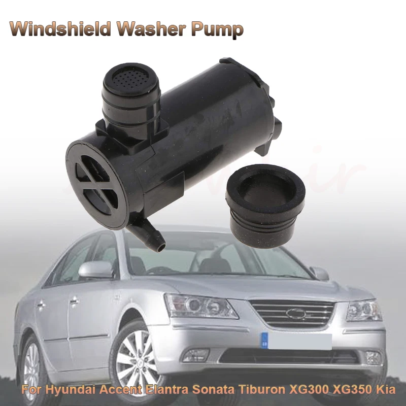 Windshield Windscreen Washer Pump Motor 12V Front Rear for Hyundai Accent Elantra Sonata Tiburon XG300 XG350 Kia