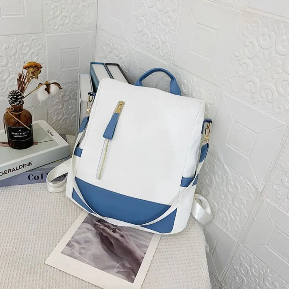 

Large Capacity Fashion Women Backpack Nylon Fabric Anti Theft Casual Shoulder Bag Elegant Waterproof Female Daypack Student