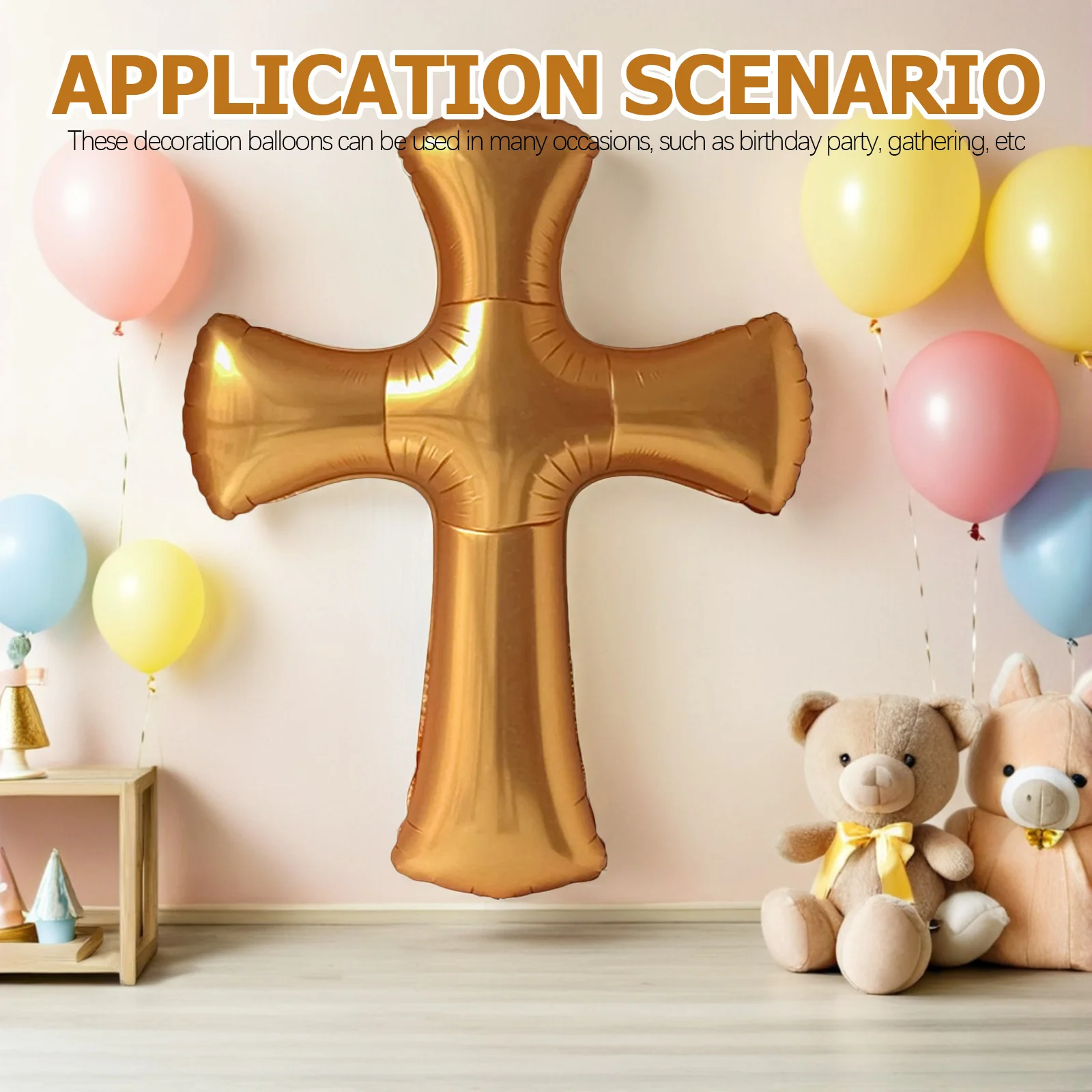 

Cross Shape Balloon Boys Girls Birthday Party Decoration Baby Shower Birthday Balloons Party Supplies Cross Balloon