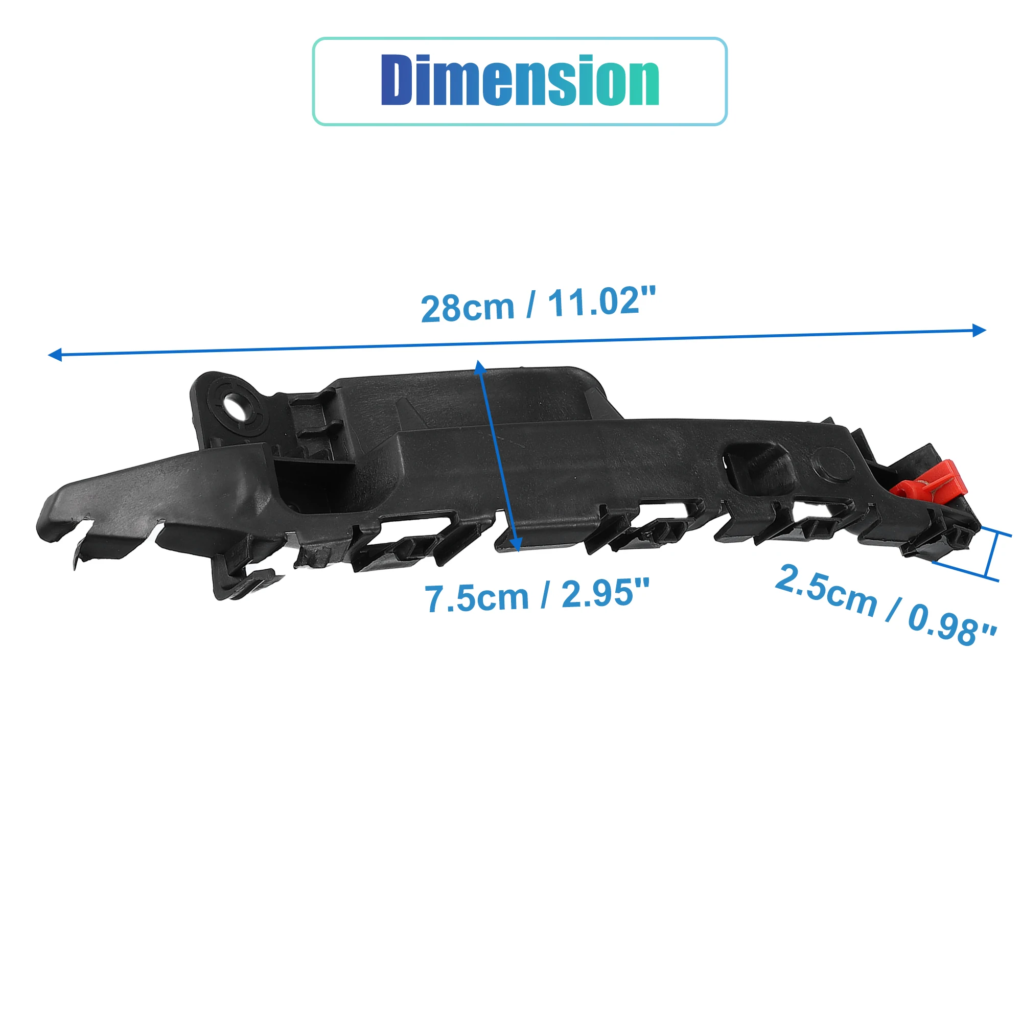 UXCELL Pair Front Bumper Retainer Bracket Support Mount for Chevrolet Cruze 2011-2016