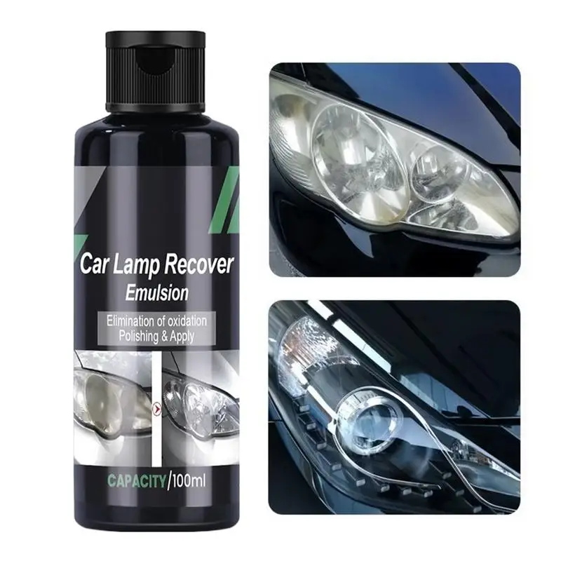 

100 мл очиститель для полировки фар, полировка для ремонта автомобильных фар, долговечный чистящий продукт, автообслуживание, ремонт, уход